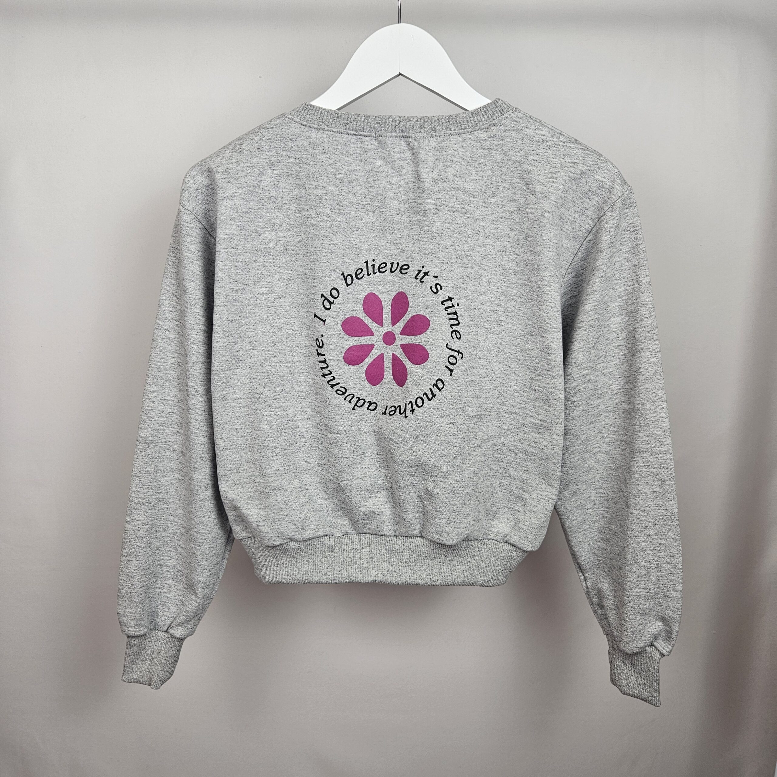 Buzo Rustico Juvenil Corto Oversize Flor I do con Espalda *OFERTA* - Imagen 2