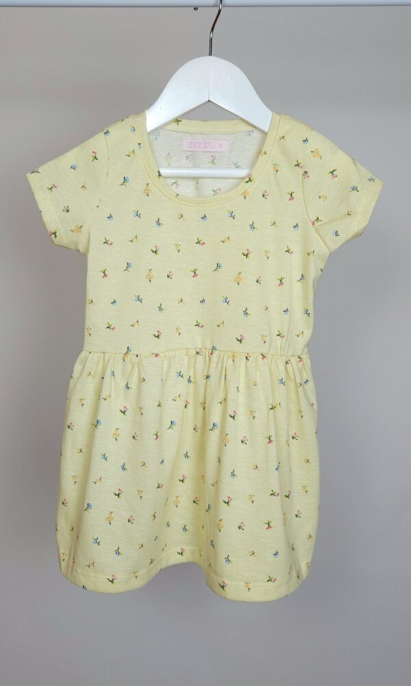 Vestido Nena Jersey Alg. Florcitas c/Mangas corta*LIQUIDACIÓN*