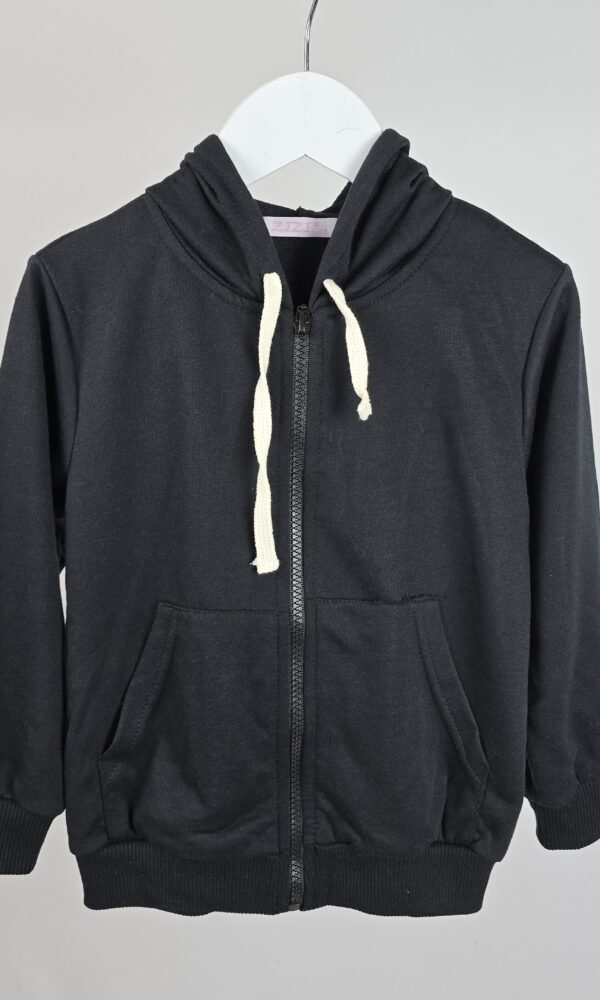 Campera Juvenil Rustico Viscosa Liso C/Capucha y Canguro