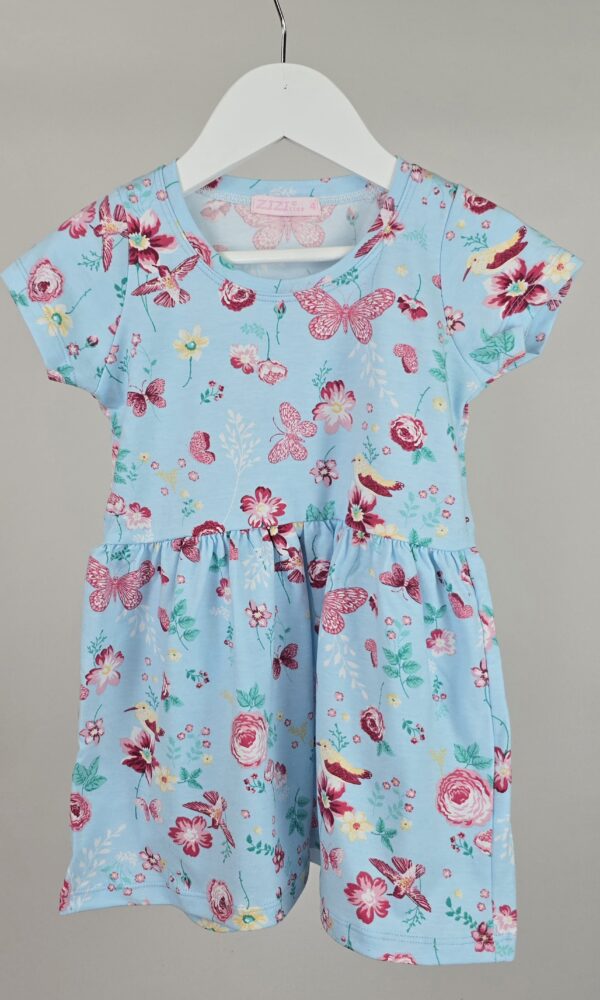 Vestido Floreado C/Manga Alg.Lycra *LIQUIDACION*