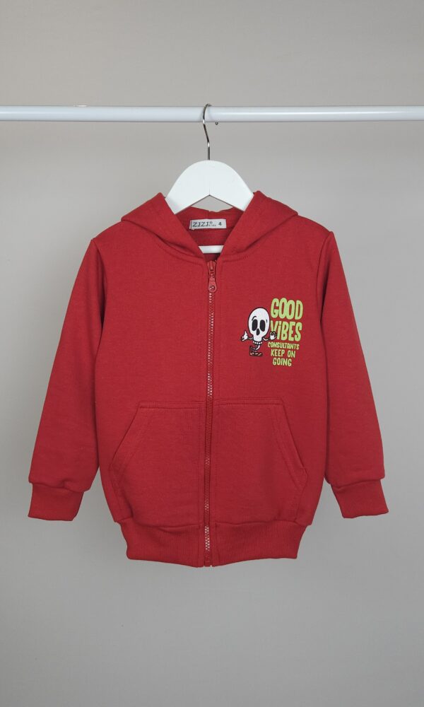Campera Varon Rustico Good Vibes Calavera