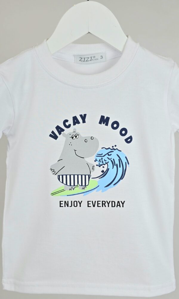 Remera Bebe Hipopotamo Vacay Moo