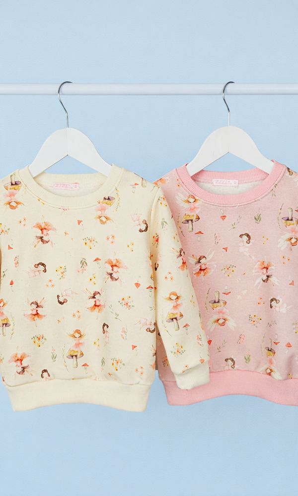 Buzo rústico Beba Estampado Hadas