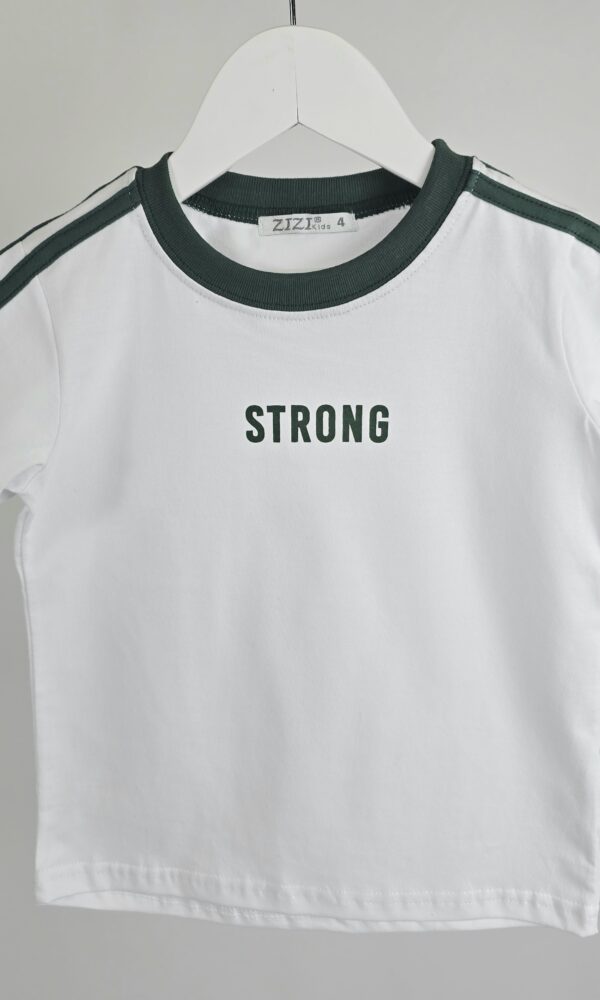Remera Strong con Tiras Hombros Jersey Algodon