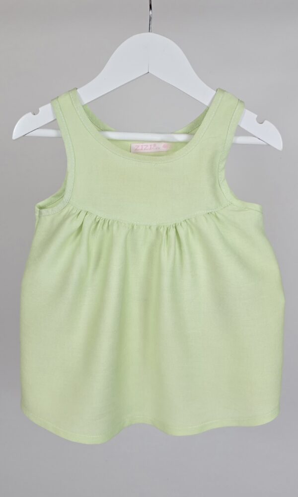 Blusa Nena Derby Liso Sin Mangas
