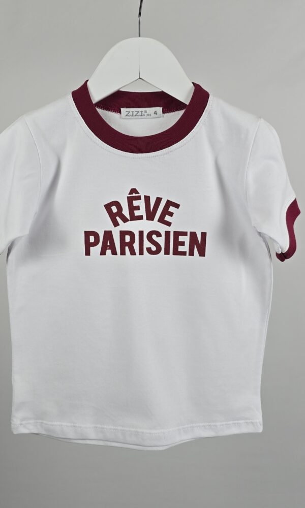 Remera  Algodon Parisien Combinada