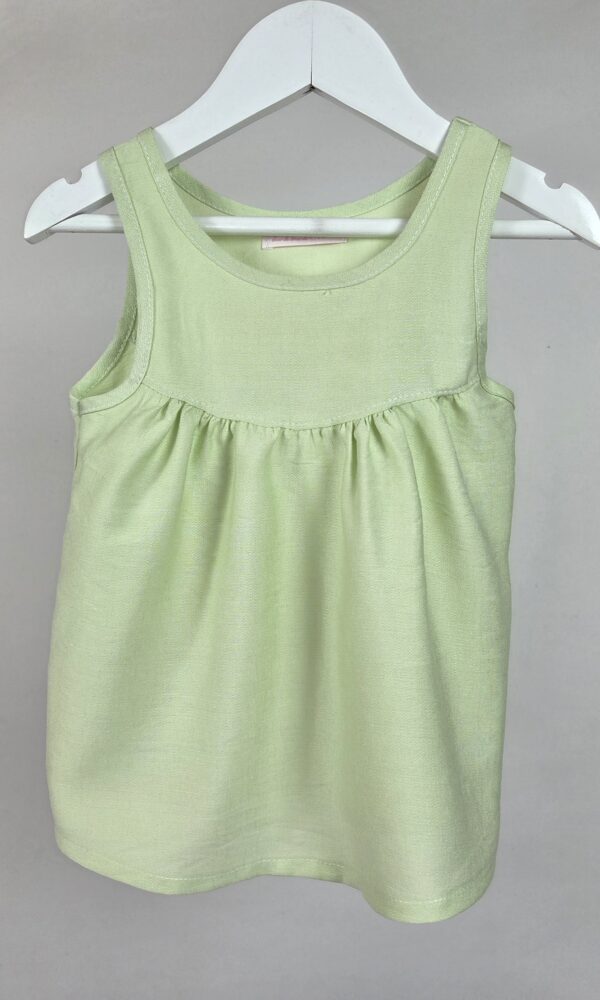 Blusa Nena Derby Liso Sin Mangas*LIQUIDACION*