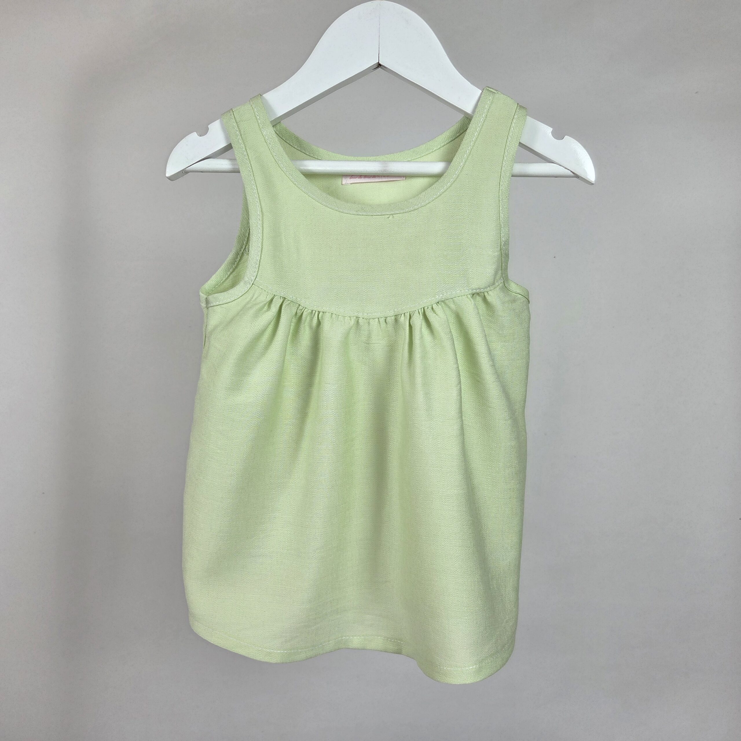 Blusa Nena Derby Liso Sin Mangas*LIQUIDACION*