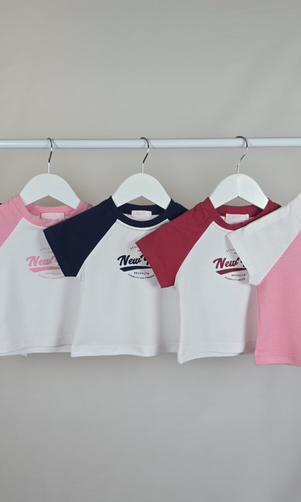 Alternative view of Remera Nena M Ranglan Combinado New York Alg Lycra