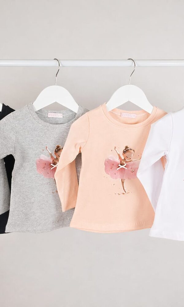 Alternative view of Camiseta Nena Bailarina con moño Alg Lycra