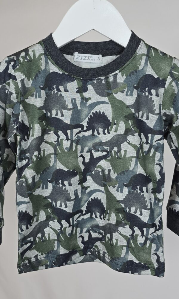 Camiseta BB Jersey Alg. Estampa Dinos *OFERTA*