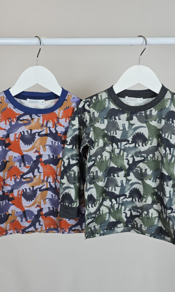 Alternative view of Camiseta BB Jersey Alg. Estampa Dinos *OFERTA*