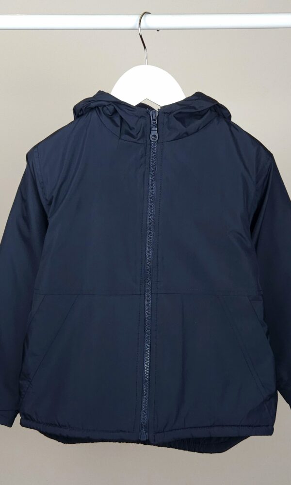 Rompeviento Colegial Con Polar y Capucha