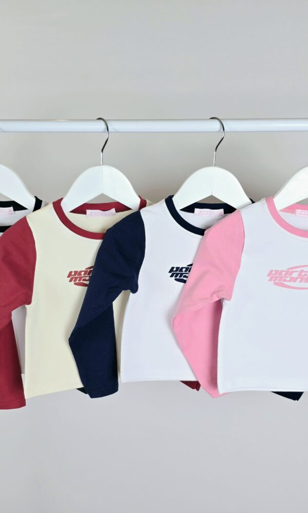 Alternative view of Camiseta Nena Alg. Lycra Combinada Party Monster