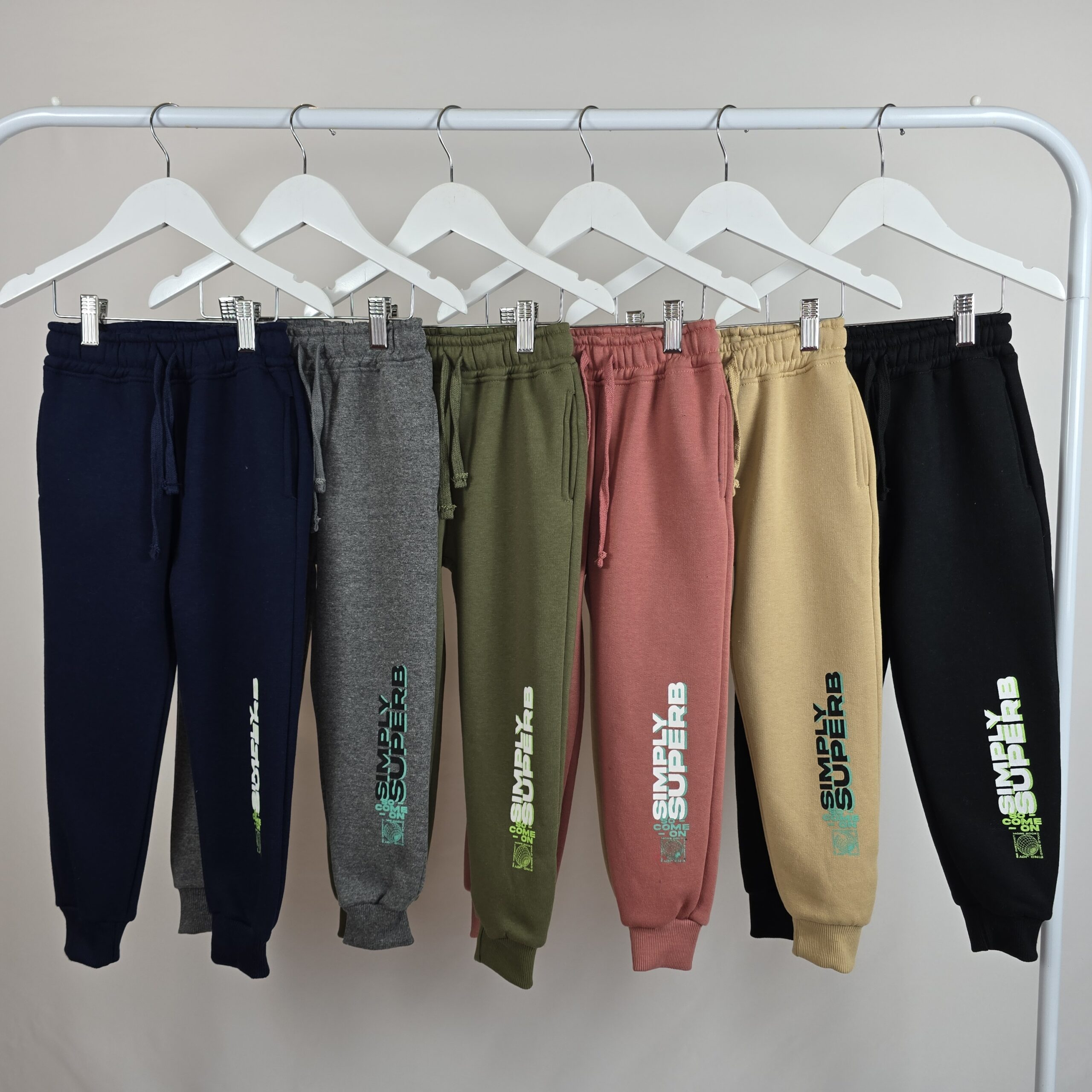 Pantalon Friza con Puño Simply Super 1 pierna Estamp - Imagen 2