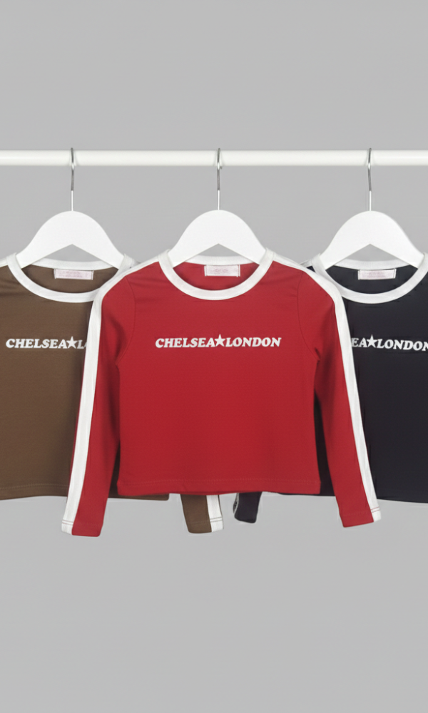 Alternative view of Camiseta Nena London con Tira Combinada 24 Espalda