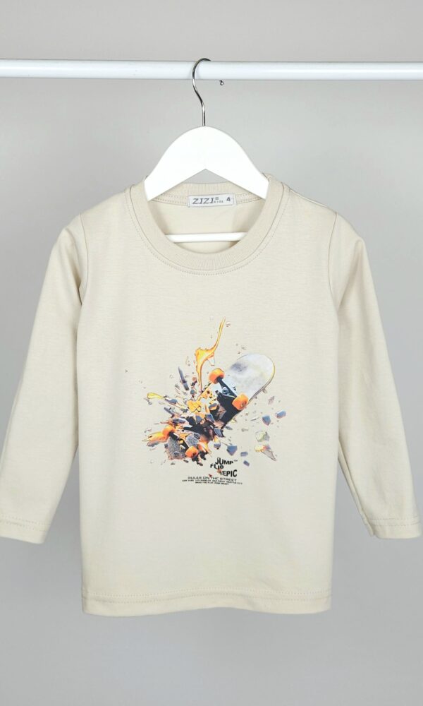 Camiseta Varon Patineta Jump Jersey Algodon