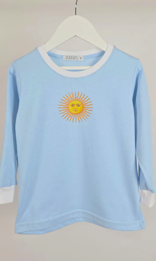 Camiseta Jersey Algodon SOL de Mayo