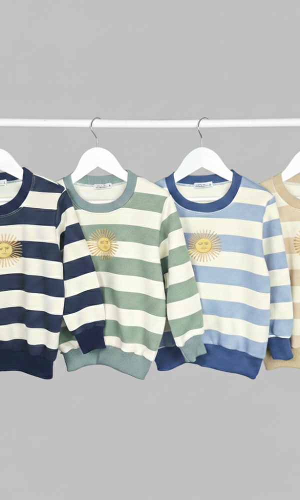 Alternative view of Buzo Friza Rayado Sol de Mayo