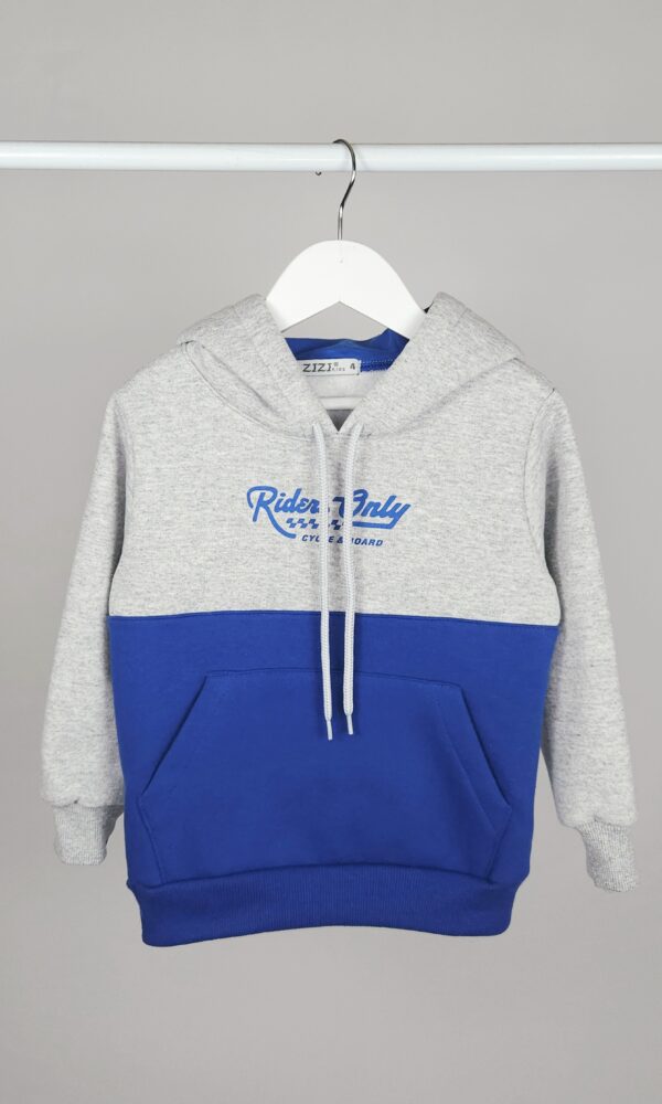 Buzo Friza Combinado Rides Only Cap y Canguro