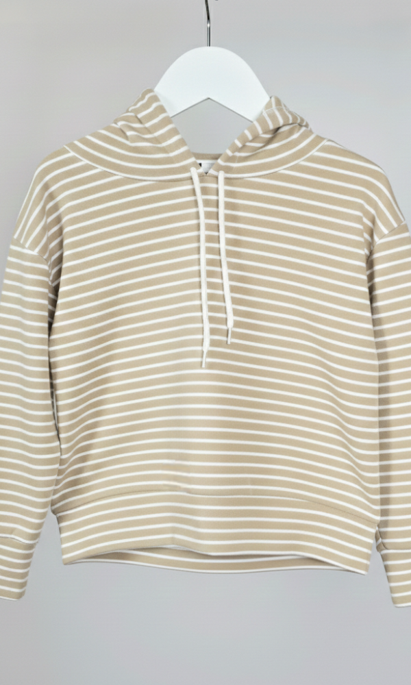 Buzo Darlon Rayado con Capucha y Cordon