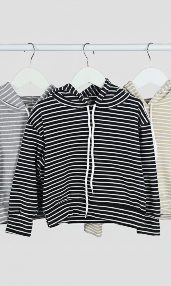 Alternative view of Buzo Darlon Rayado con Capucha y Cordon