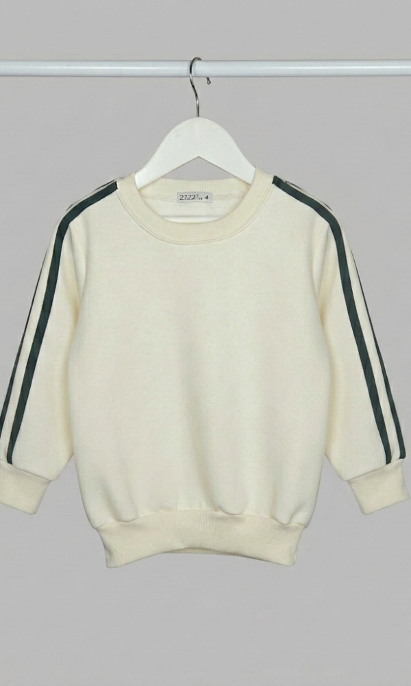 Buzo Friza Liso Con 3 Tiras