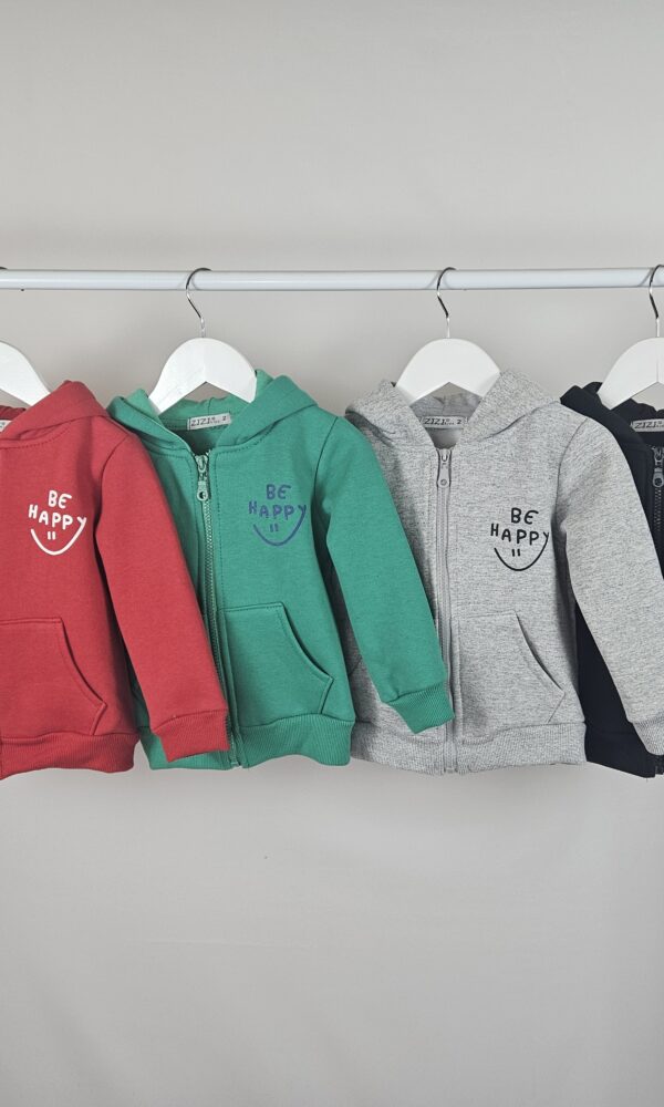 Alternative view of Campera Bebe Friza Con Capucha y Canguro Be Happy