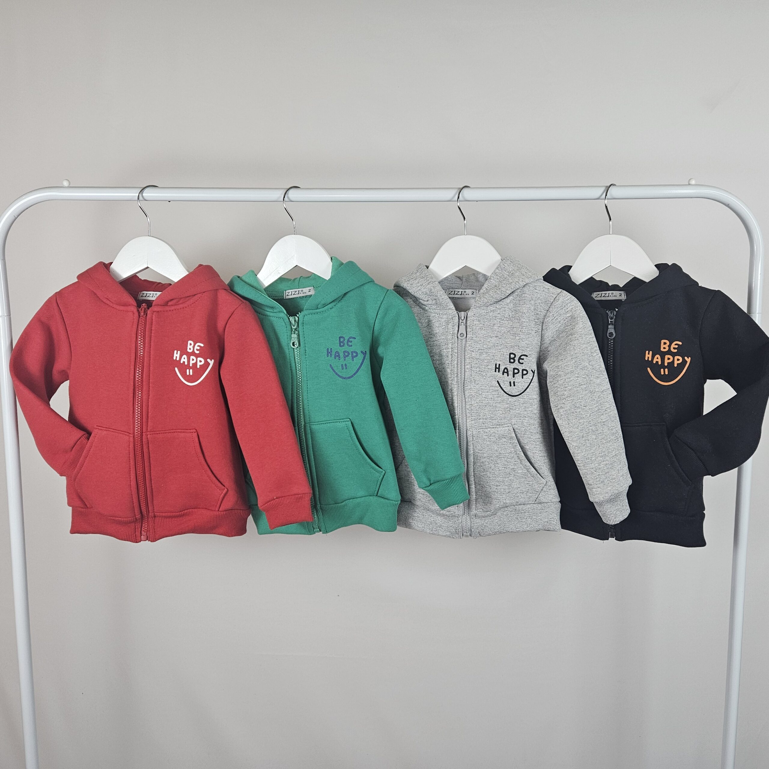 Campera Bebe Friza Con Capucha y Canguro Be Happy - Imagen 2
