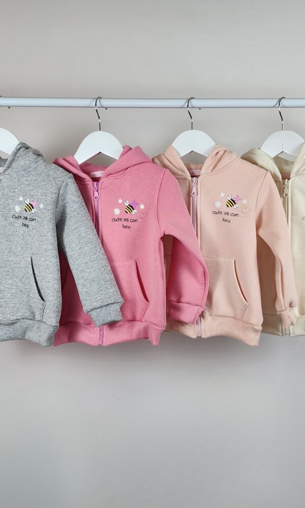 Alternative view of Campera Beba Friza Con Capucha y Canguro Abejita Cute