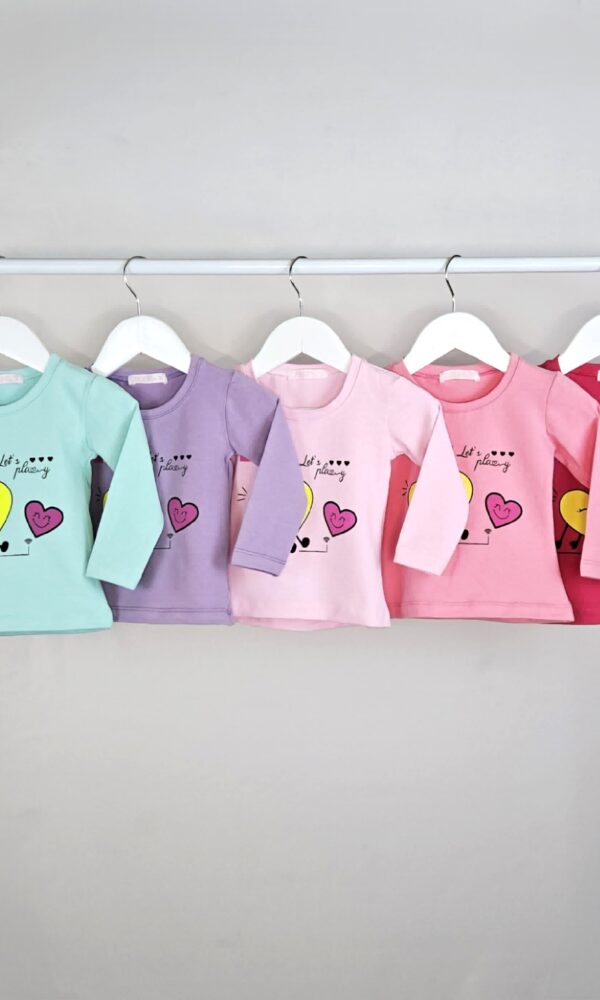 Alternative view of CAMISETA BEBA DOS CORAZONES LET´S PLAY *OFERTA*