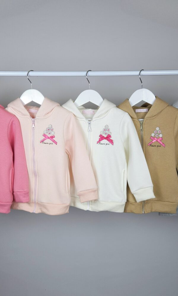 Alternative view of Campera Beba Friza Flores C/Moño C/Capucha