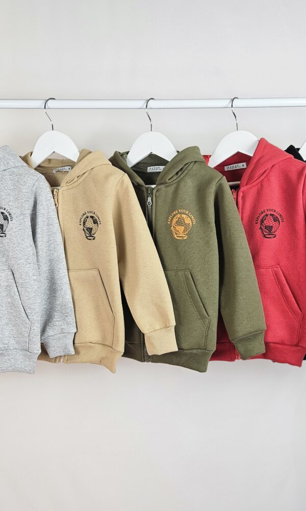 Alternative view of Campera Varon Friza Planet Explore con Cap. y Canguro*OFERTA*