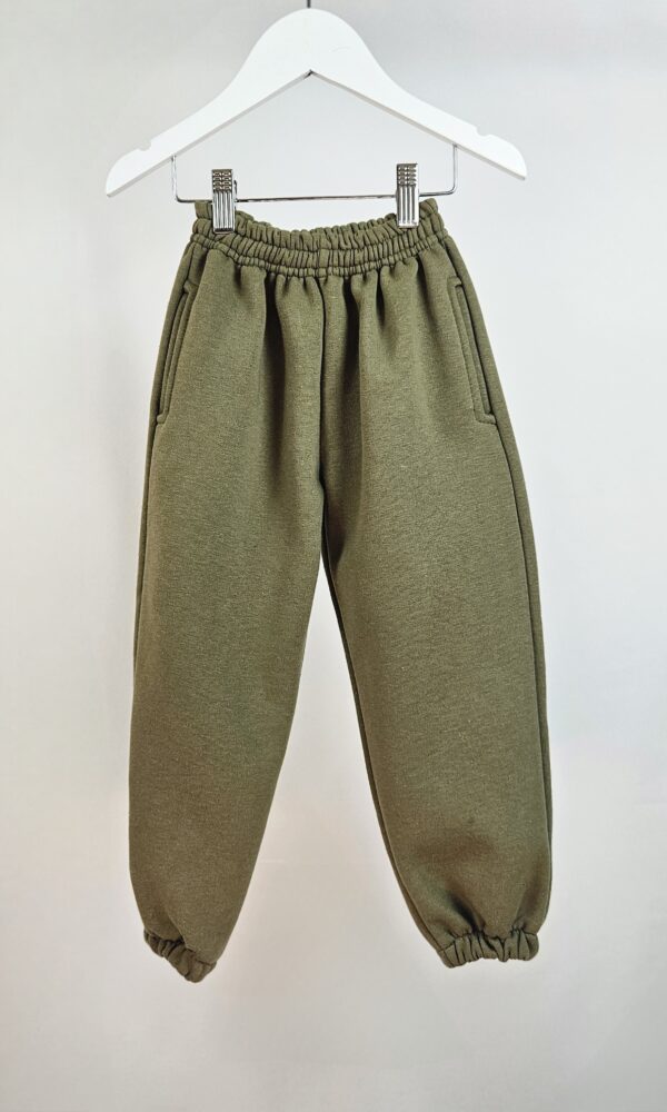 Babucha Juvenil Friza Liso Con Puño Elastico