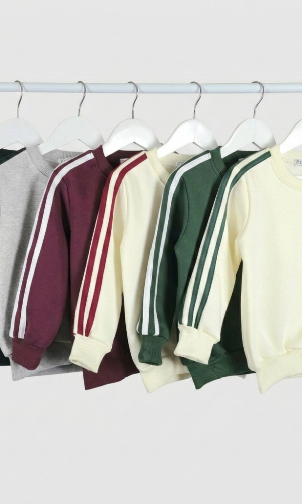 Alternative view of Buzo Friza Liso Con 3 Tiras