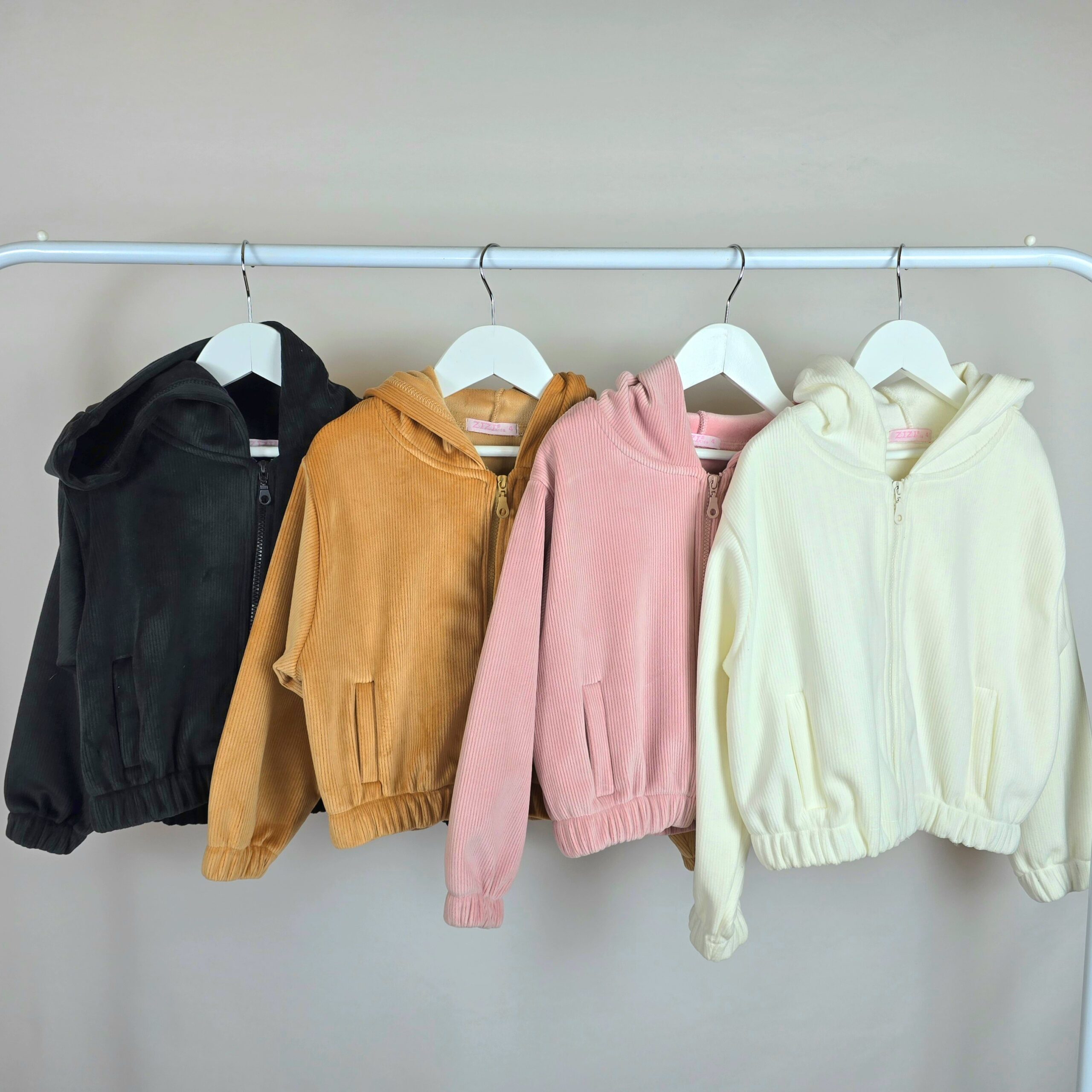 Campera Plush Corderoy con Capucha - Imagen 2