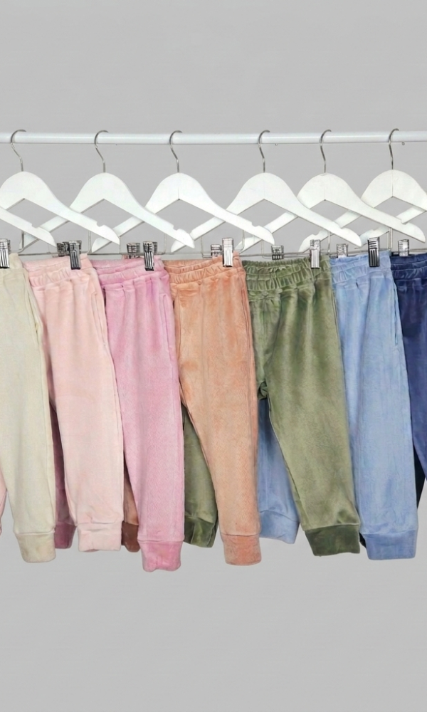 Alternative view of Pantalon con Puño Bebe Plush Bifaz Liso con Cordon