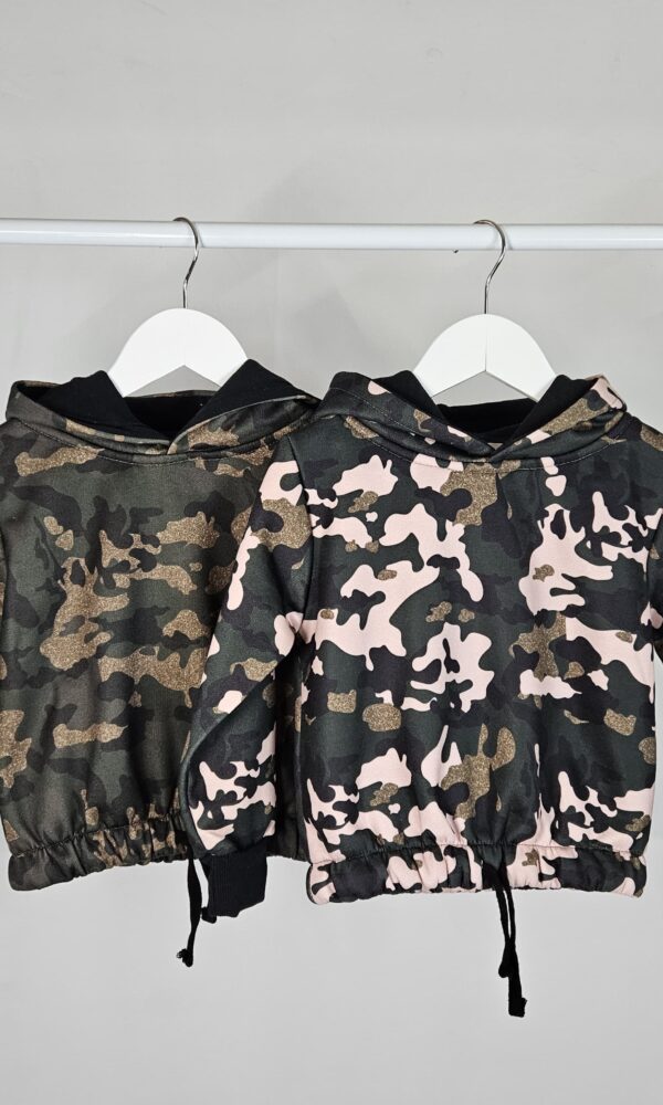 Alternative view of Buzo Nena Friza Camuflado C/Capucha y cintura *OFERTA*