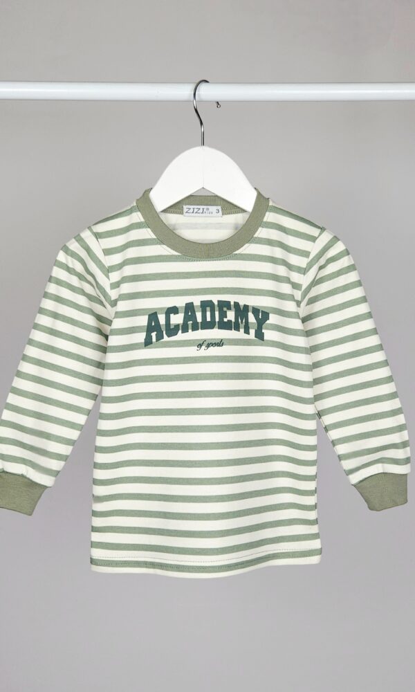 Camiseta Bebe Jersey Algodon Rayada Academy