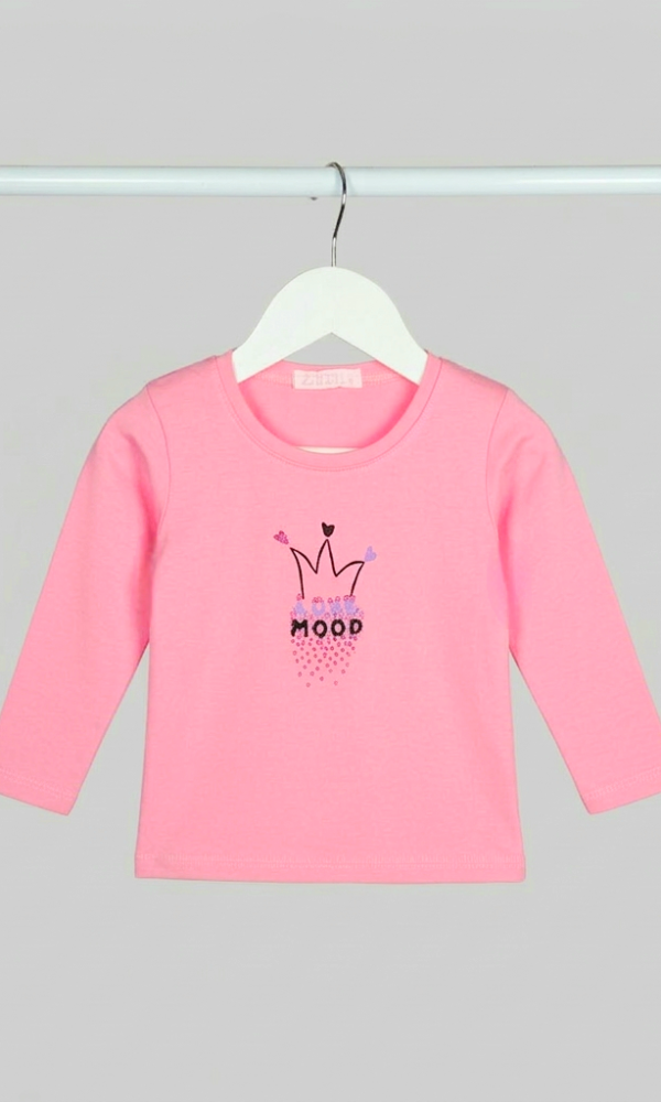 Camiseta beba Algodon Lycra Love Mood