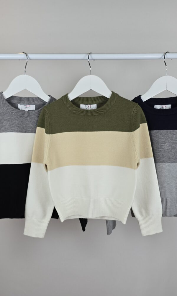 Alternative view of Sweater Con Lycra Tricolor Combinado *OFERTA*