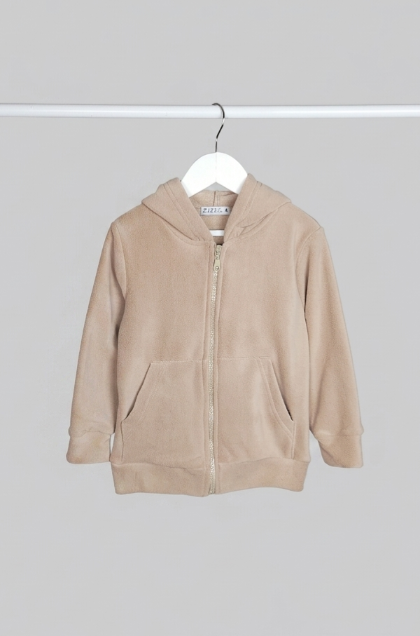 Alternative view of Campera Polar Patagonia con Canguro