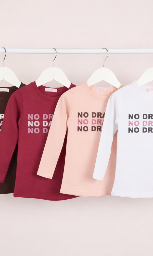Alternative view of Camiseta Nena No Dramas Algodon Lycra