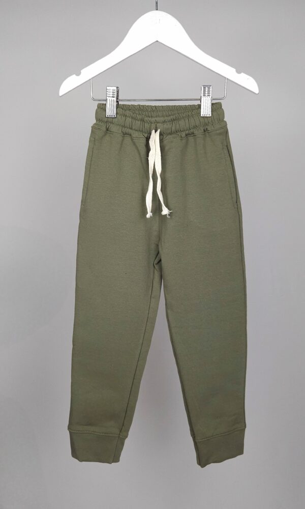 Pantalon Termica Lisa Con Puño y Cordon