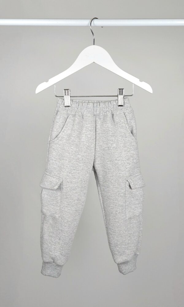 Pant.Babucha Bebe Friza Cargo Liso