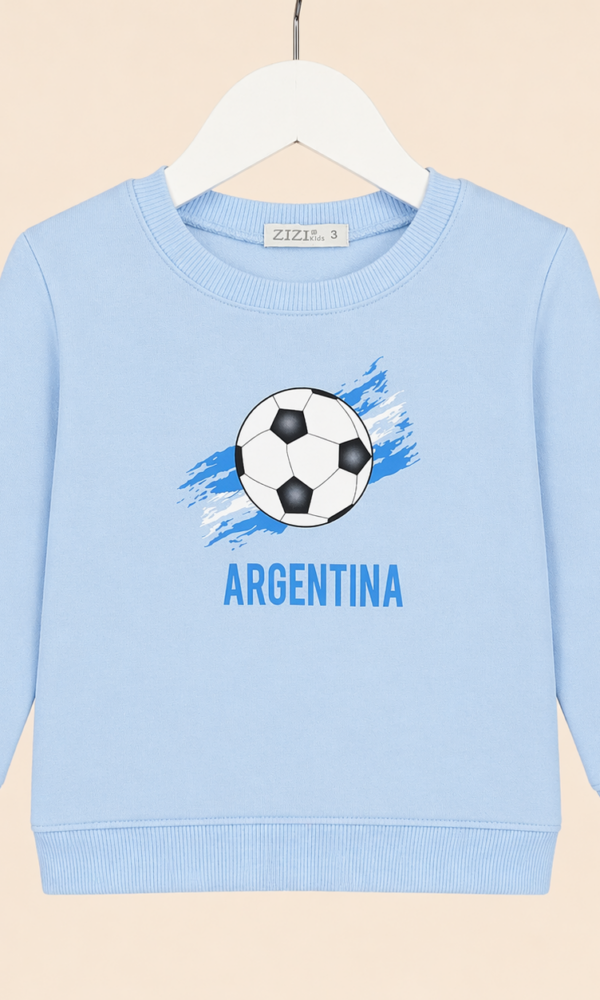 Buzo Bebe Friza Argentina Pelota