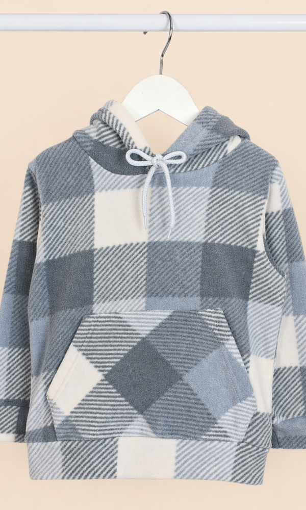 Buzo Polar Cuadrille con Capucha y Canguro