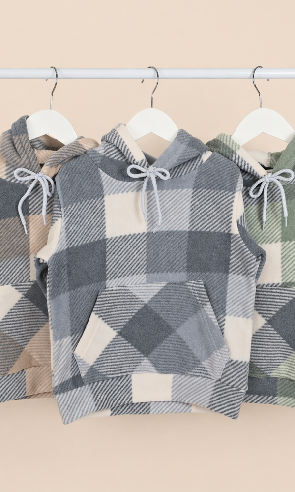 Alternative view of Buzo Polar Cuadrille con Capucha y Canguro