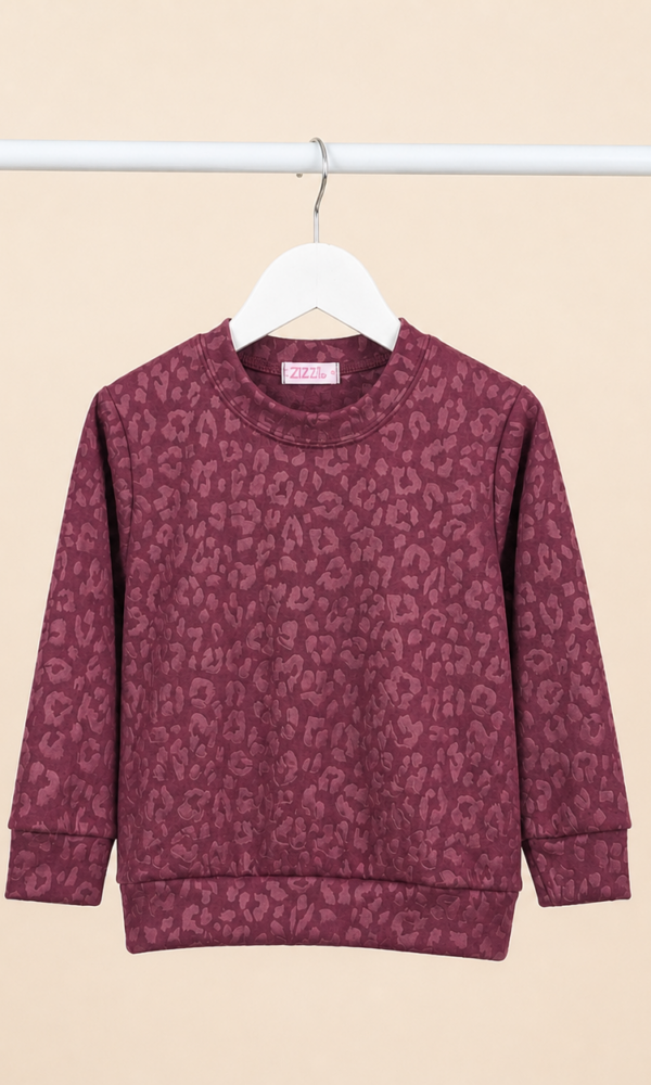 Buzo Nena Darlon Embos Animal Print