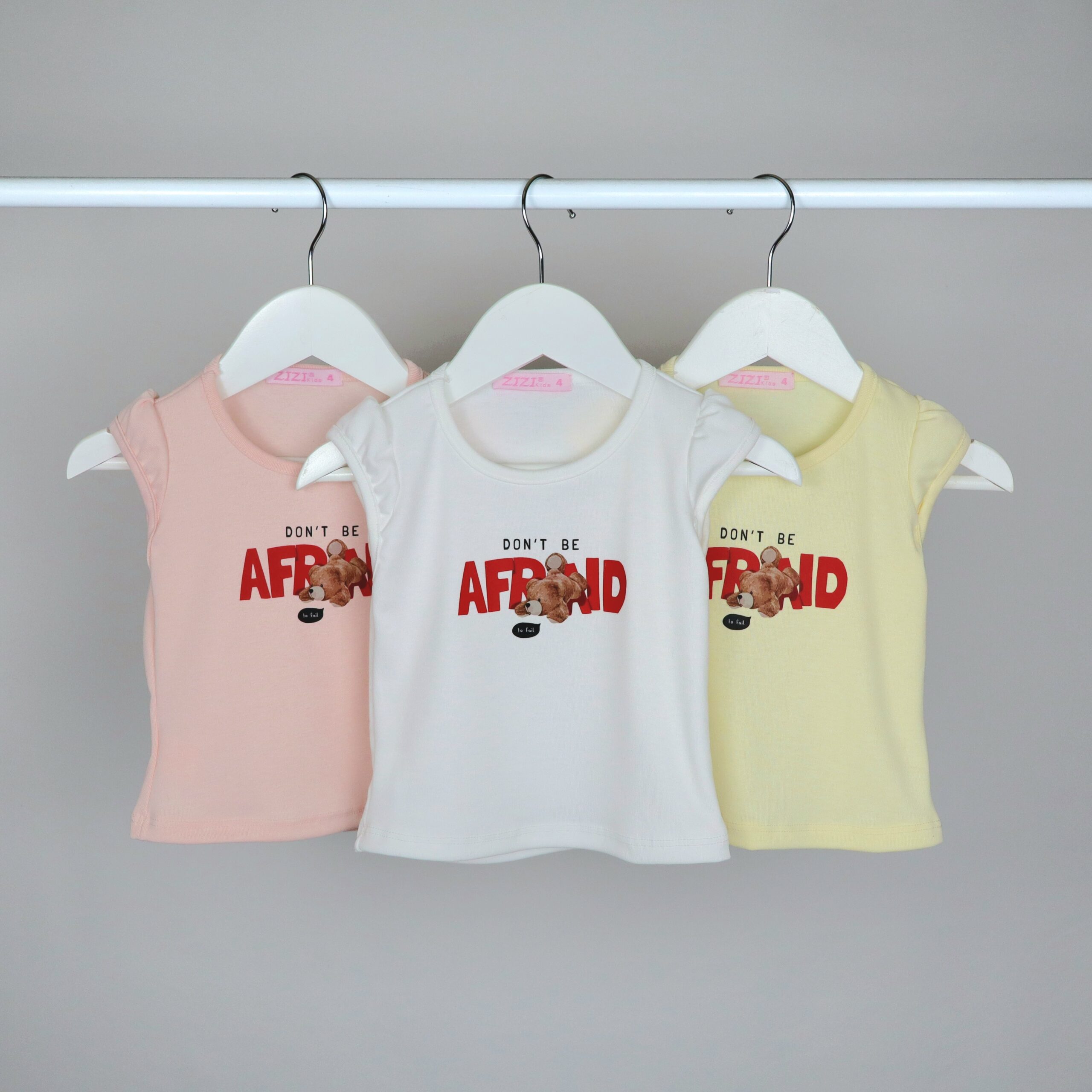 Remera Nena Melvie Osito Afraid - Imagen 2